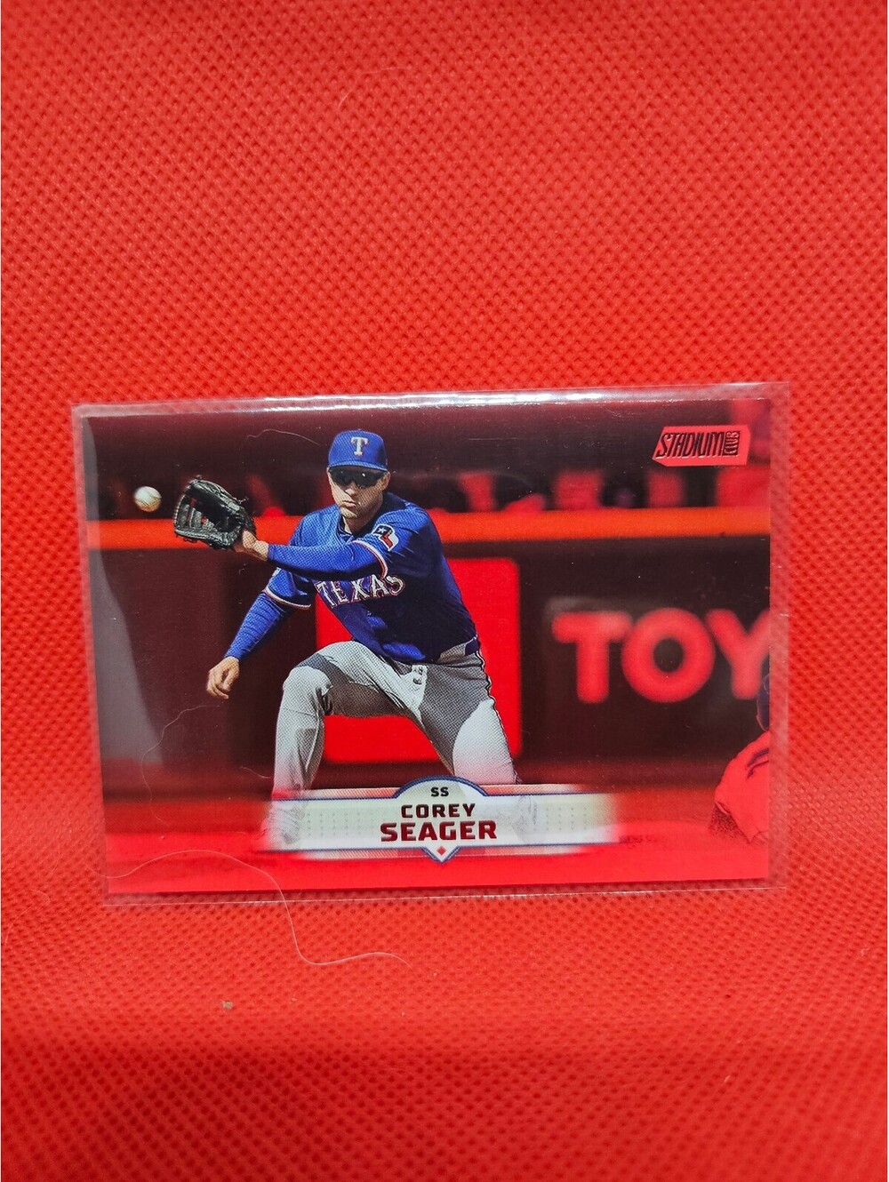2023 Topps Stadium Club - Corey Seager #200 Red insert